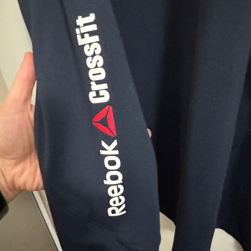 Reebok Blue Performance Jacket With 1/4 Zip - image 5